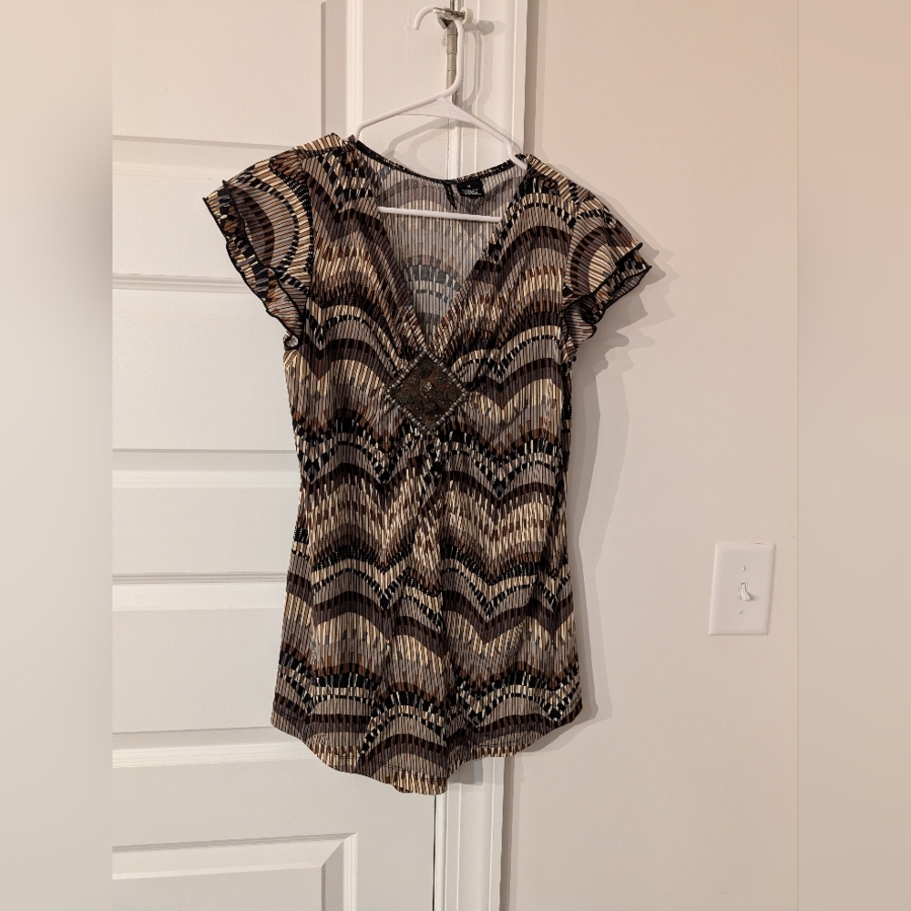 Short sleeve blouse new directions